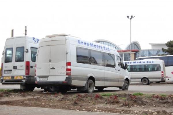 Incident cu un microbuz GMS în Mamaia Sat